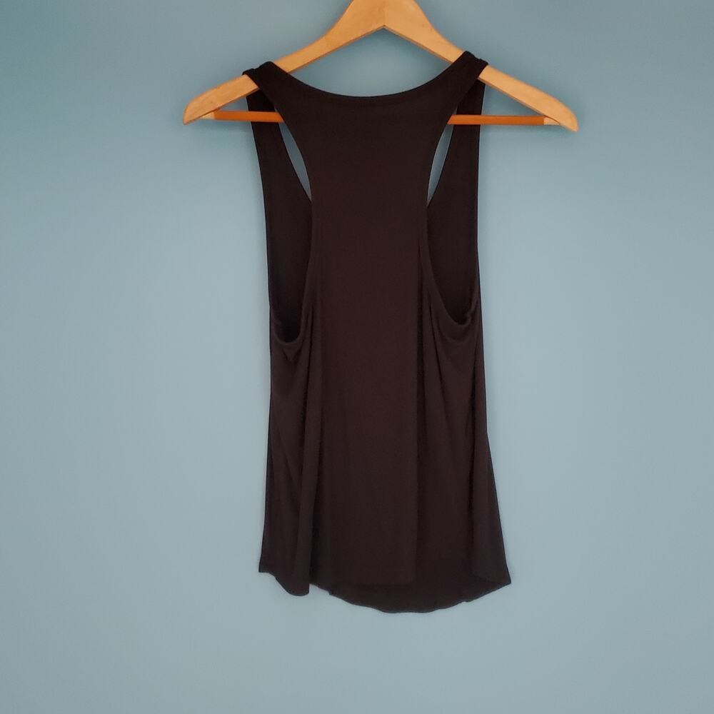 Offline Tank Top Size S Ribbed Black Racerback - Picture 3 of 6